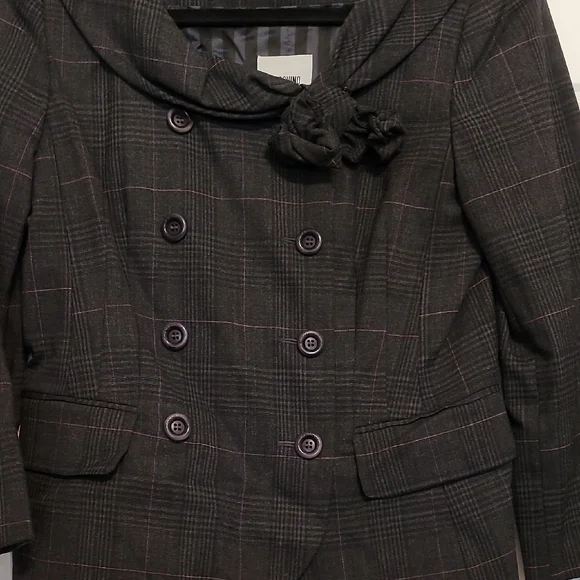 Moschino Black Double-Breasted Blazer